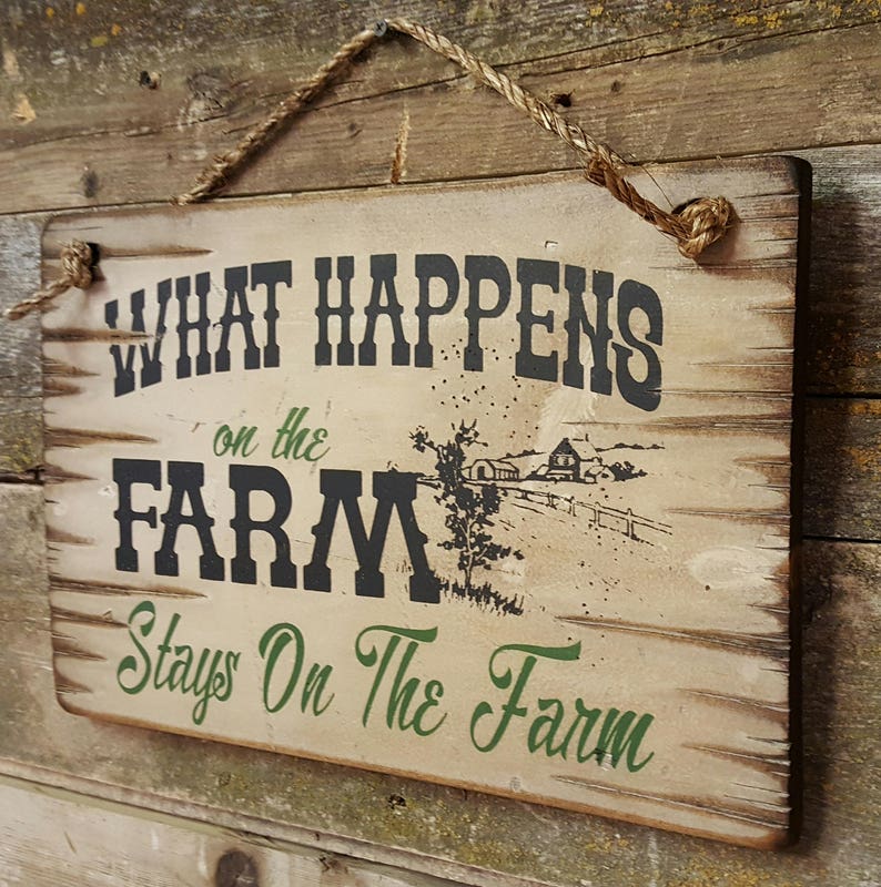 What Happens On The Farm... Stays On The Farm Western Etsy