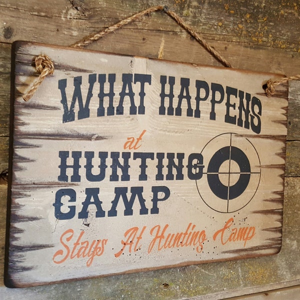 Rustic Hunting Signs Etsy