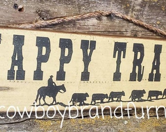Happy Trails, Western, zabytkowy znak