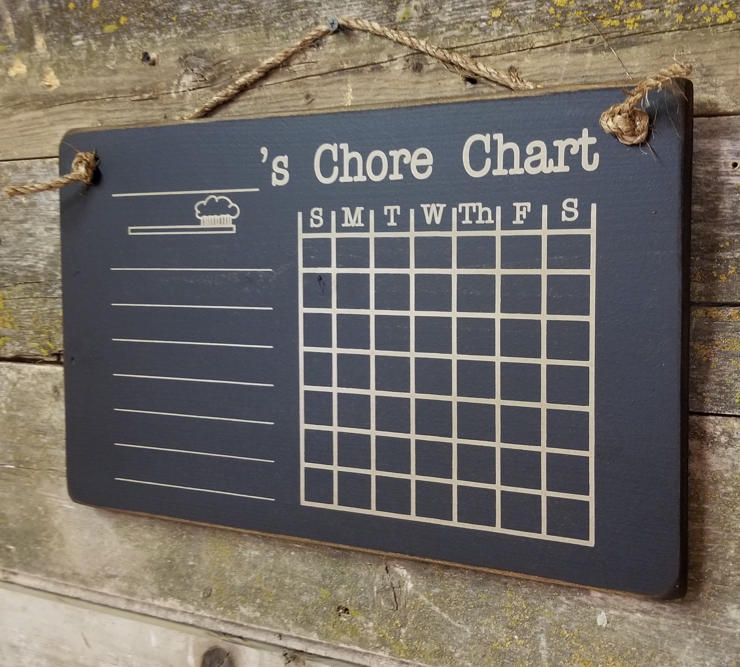 Chalkboard Chore Chart