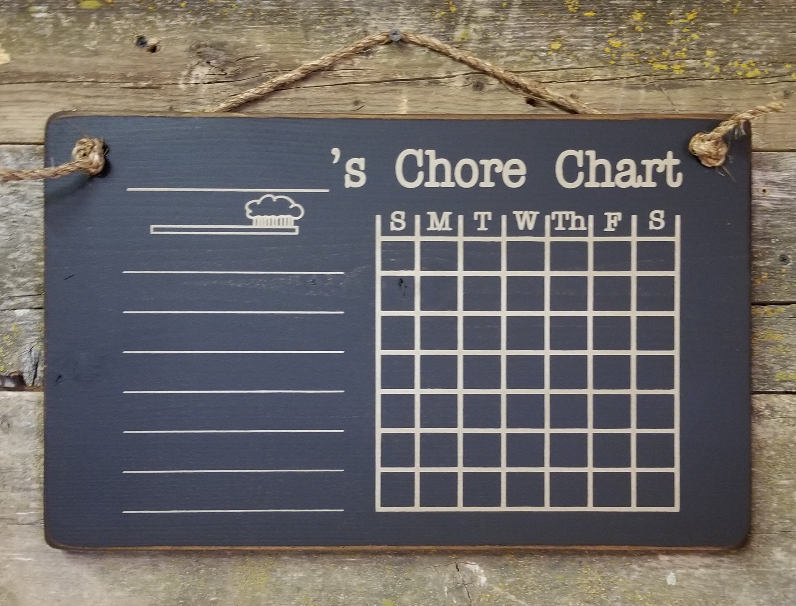 Chalkboard Chore Chart