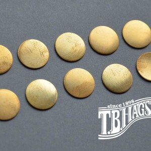 22 gauge Assorted Diameters x 1/2, 5/8, 3/4, 7/8, & 1 inch Bronze Disc 50 pieces image 5