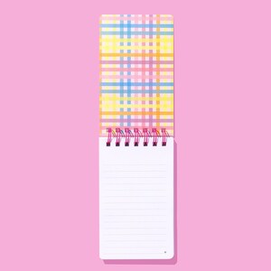 Spiral Notebook: Colorful Bow Cover - Lined, Perforated Pages Bild 4