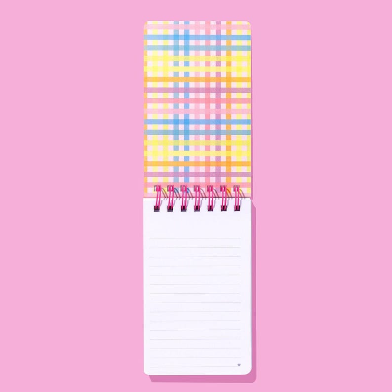 Spiral Notebook: Colorful Bow Cover - Lined, Perforated Pages Bild 4
