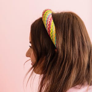 Colorful Rattan Headband, Lightweight Spring Style (One Size) image 1