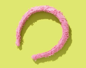 Pink Headband Hair Accessory - Soft, Lightweight Design