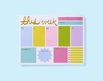 TED x Joy Creative Mallory Weekly Planner