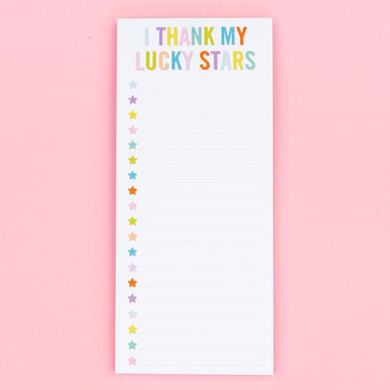 Lucky Stars Notepad Lucky Stars Notepad