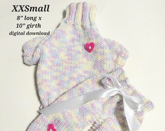 XXSMALL dog PDF patterns