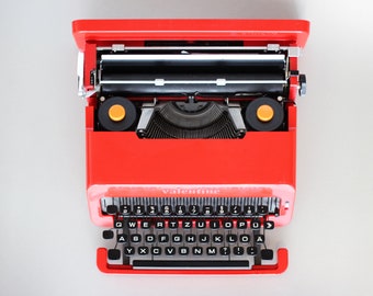 Olivetti Velentine - Iconic Italian Design in Red