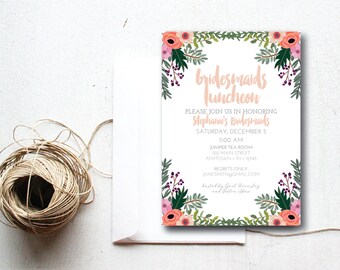bridal luncheon etsy