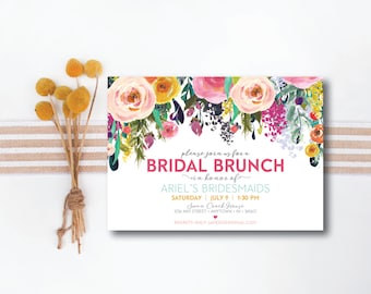 INSTANT DOWNLOAD bridal luncheon invitation / bridal brunch invitation / bridesmaids luncheon invitation / bridesmaids brunch invitation