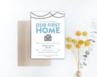 INSTANT DOWNLOAD housewarming invitation / housewarming party invite / new home / first home / house party invitation