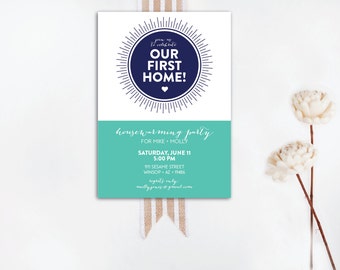 INSTANT DOWNLOAD housewarming party invitation / housewarming invitation / our first home / new home / new home party / housewarming bbq
