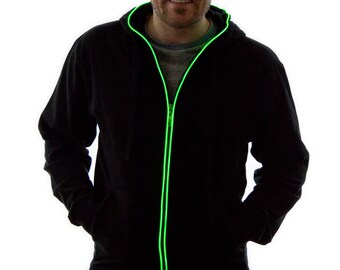 led light hoodie