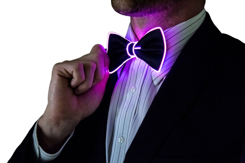 glow in the dark bow tie