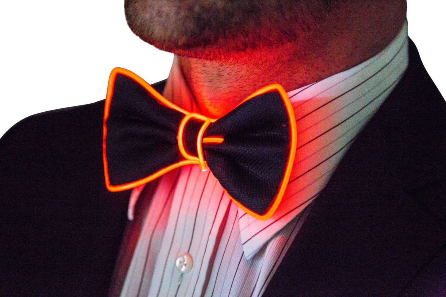 glow in the dark bow tie