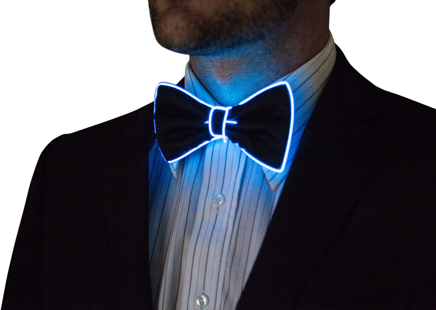 glow in the dark bow tie