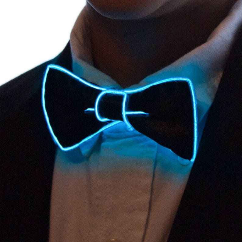 glow bow tie