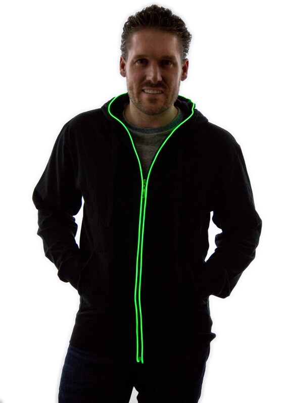 light up rave hoodie