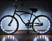 Bike LED Lights, Bicycle, Glow in the Dark, Light Up, Party, Rave, Tron