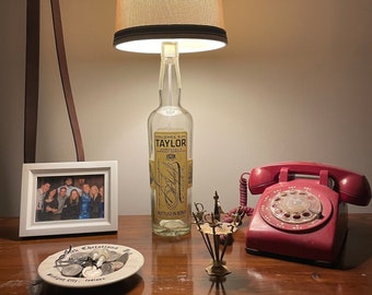 Colonel E.H. Taylor Warehouse C Tornado Surviving Straight Kentucky Bourbon Whiskey Bottle Lamp