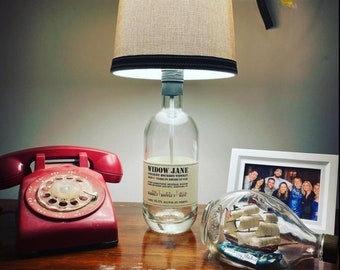 Window Jane Whiskey Bottle Lamp