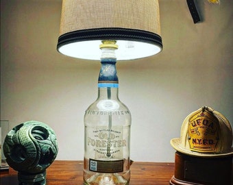 Old Forester Whiskey Bottle Lamp