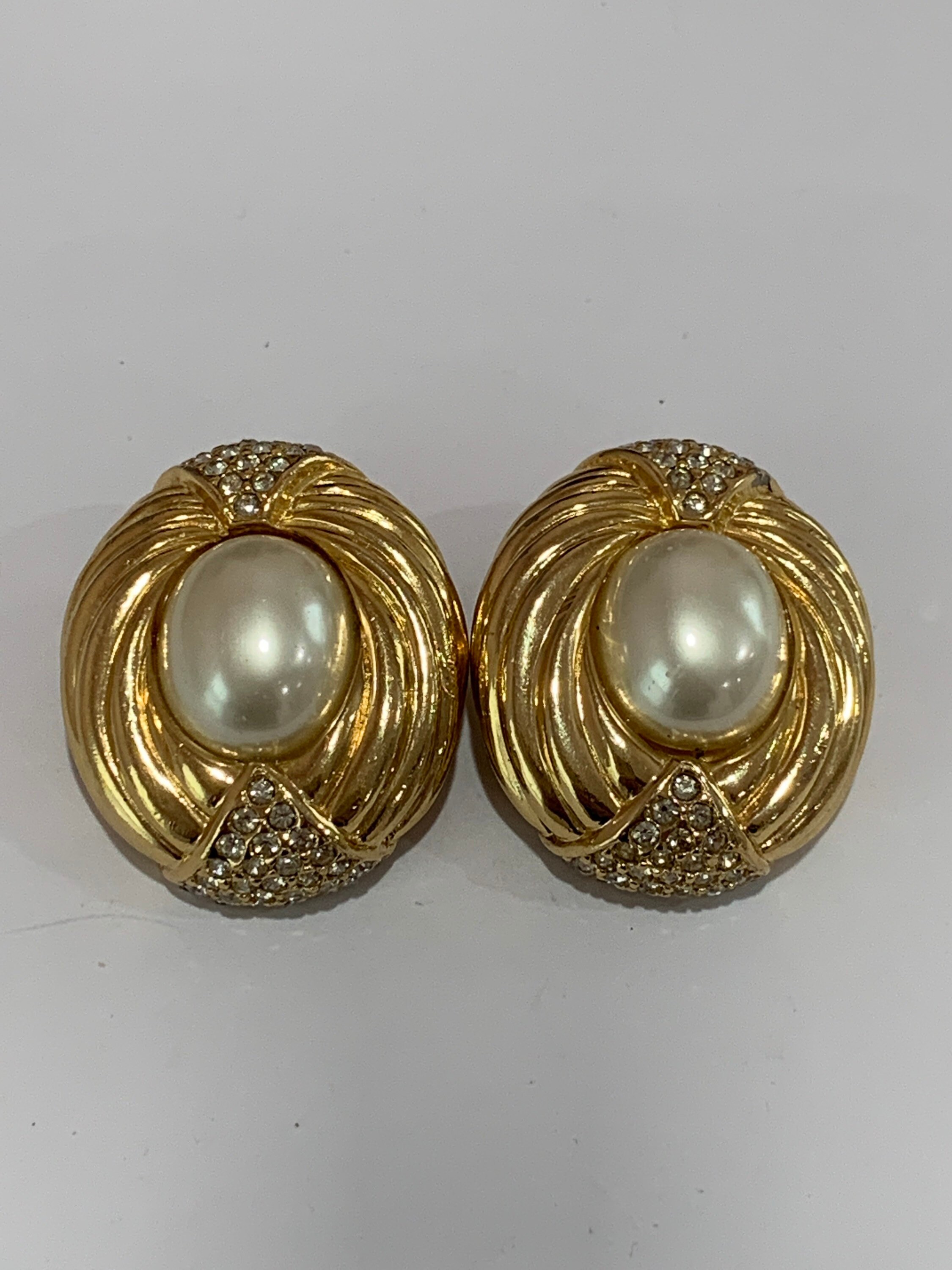 CINER Signed, LARGE Fabulously Elegant Pair of Vintage CINER Signed, LARGE Fabulously Elegant Pair of Vintage