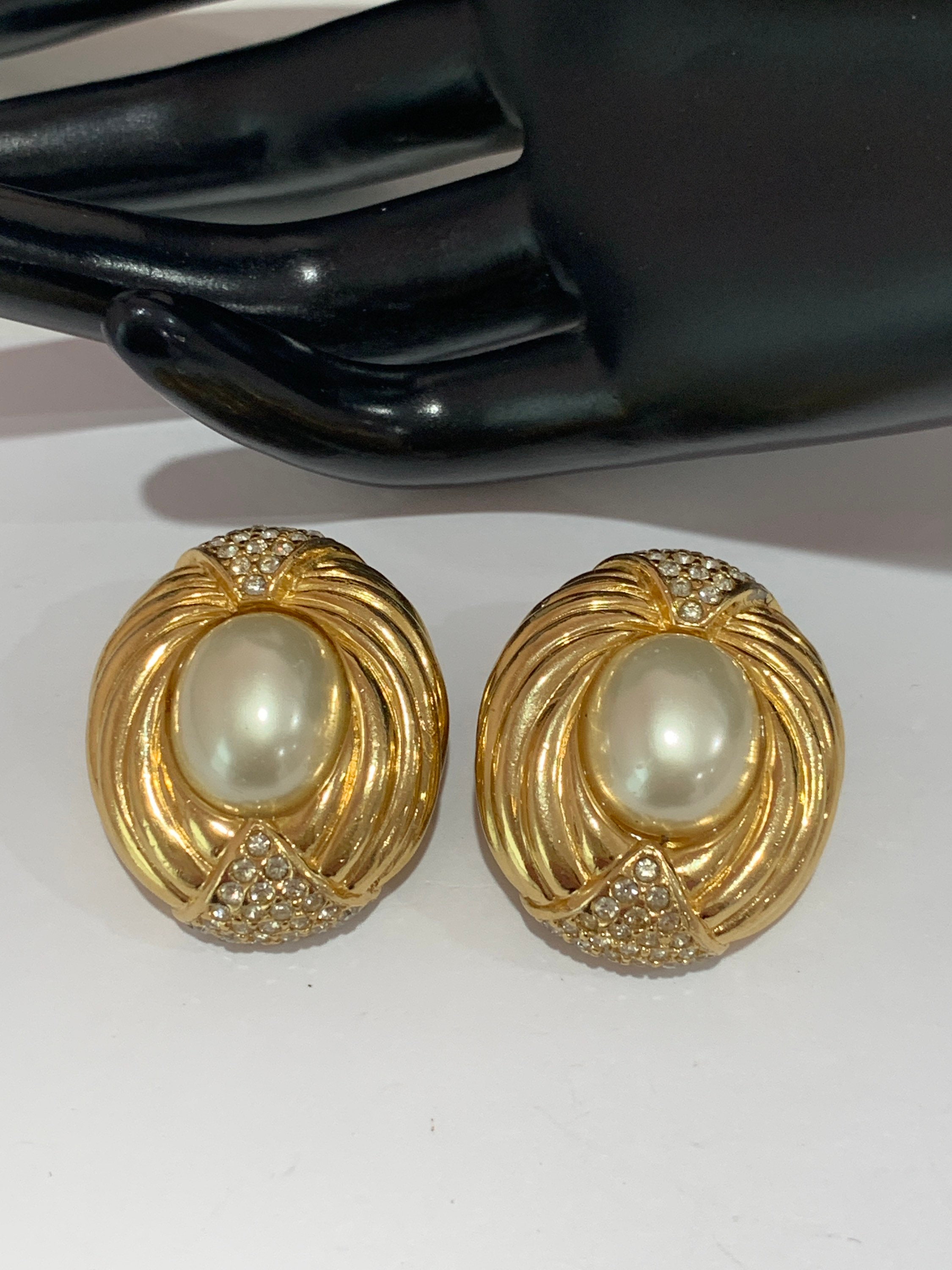 CINER Signed, LARGE Fabulously Elegant Pair of Vintage