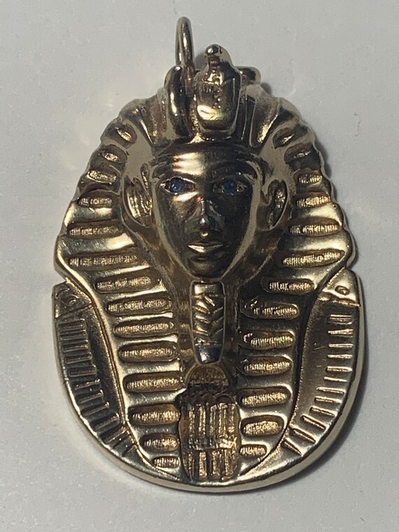 Pharaoh, Ancient Egypt Pendant! Vintage/Handmade,… - image 2