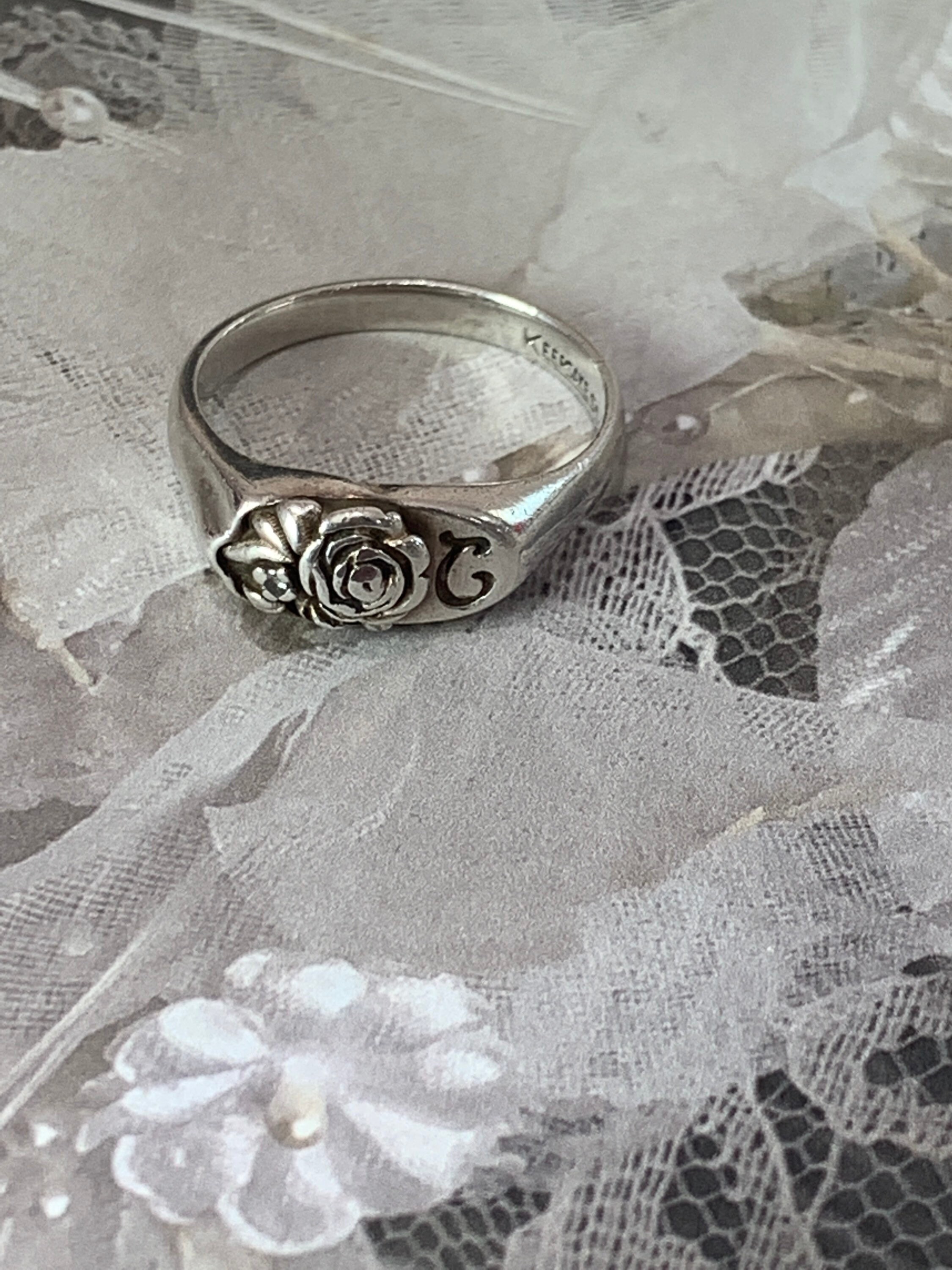 Silver Rose Ring , Silver Ring , Rose Ring , Women Ring , Rock Boho  Statement Fashion Style Handmade Collection Gift for Her - Etsy