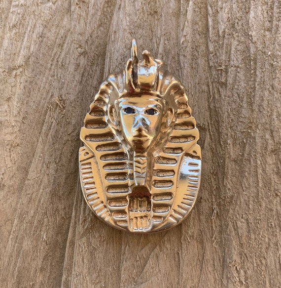 Pharaoh, Ancient Egypt Pendant! Vintage/Handmade,… - image 1