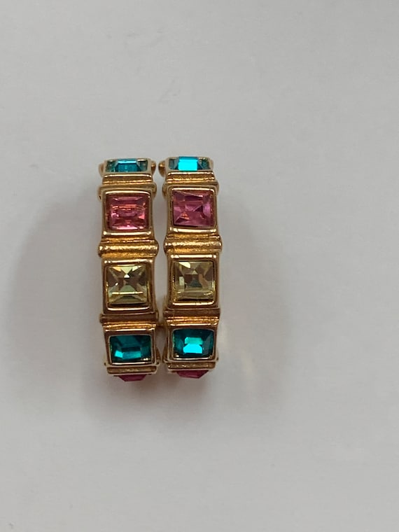 Swarovski, SWAN signed sparkle multi color crysta… - image 4