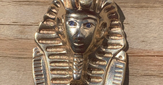 Pharaoh, Ancient Egypt Pendant! Vintage/Handmade,… - image 3