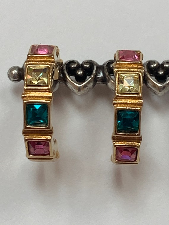 Swarovski, SWAN signed sparkle multi color crysta… - image 3