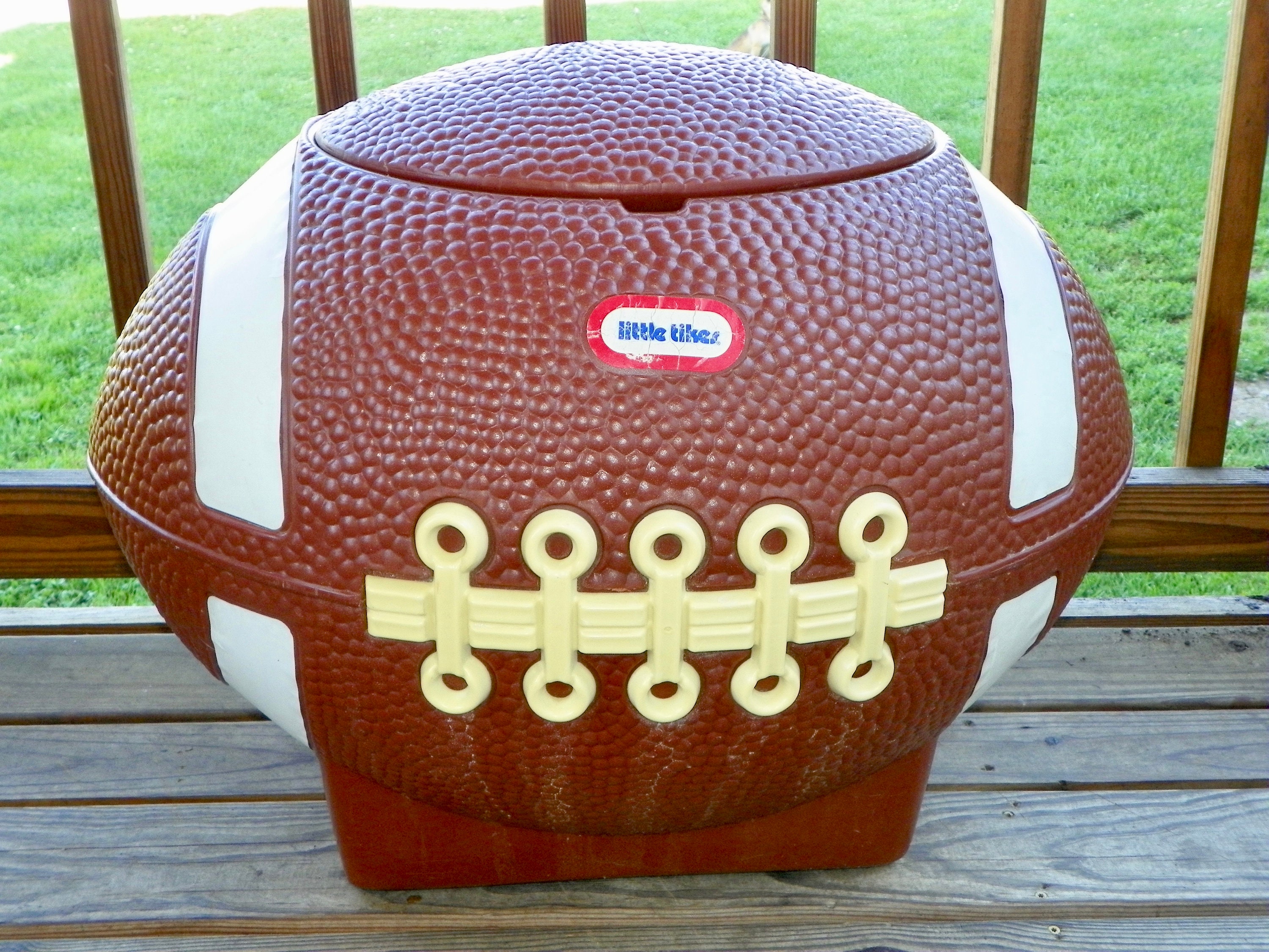 Chest Cooler Little Tikes Football Toy Box Size Vintage 1975 - Main Image