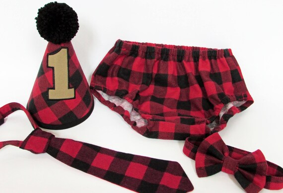 lumberjack smash cake outfit