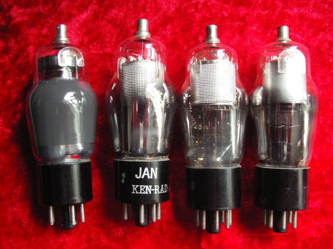 4 old vintage radio valves 6K7G 6K8G VT86A KenRad RCA Etsy