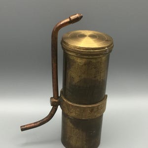 A vintage watchmakers / jewellers methylated spirit blowtorch blow lamp.