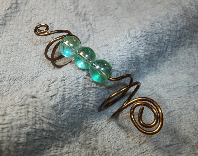 Dreadlock Jewelry, Hair Art, Loc Beads, Dread Coil image 3