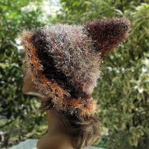 Earthy Pixie Hat: Cosplay Witch Wizard Costume, Festival Wear