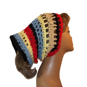 Extra Long Headband, Dreads Tube, Dreadlock Sleeve, Festival Wear, Dread Sock, Hair Wrap