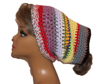 Dreadlock Headband, Long Hair Wrap, Dread Accessory, Festival Hat, Men's Headband
