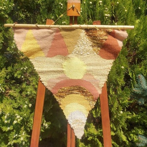 Original woven textile wall-hanging