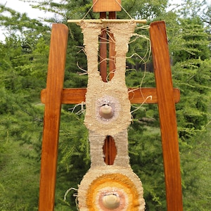 Original woven textile wall-hanging