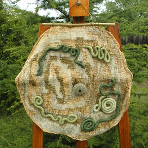 Original woven textile wall-hanging