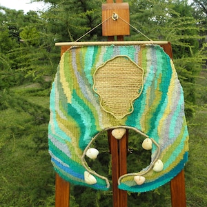Original woven textile wall-hanging
