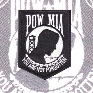 Pow Mia Embroidered Patch