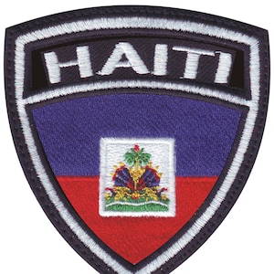 Haiti Crest Flag Embroidered Patch